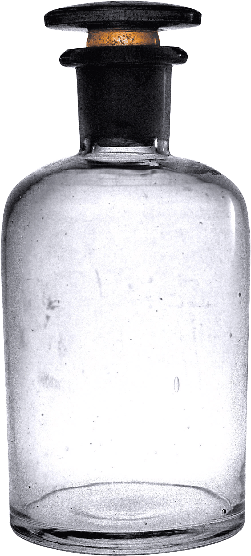 Glass Bottle Translucent Transparent PNG Image