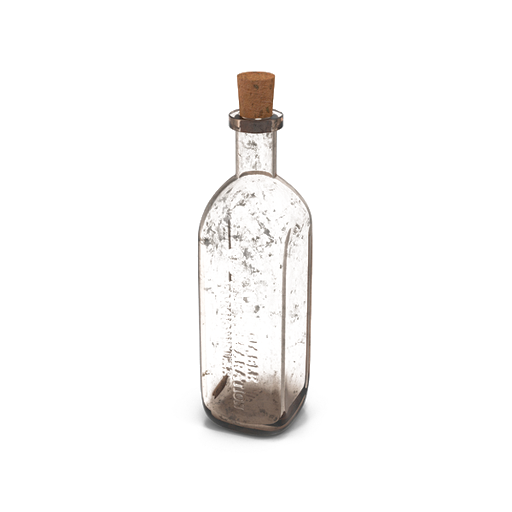 Glass Bottle Translucent Transparent PNG Image