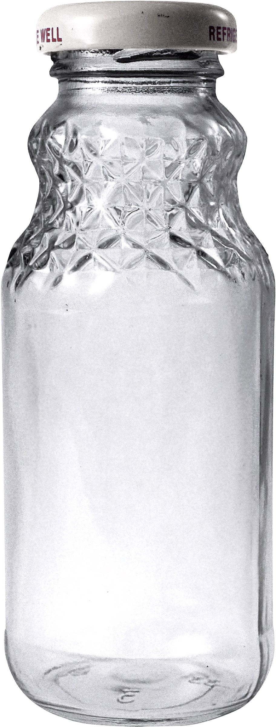 Glass Bottle Translucent Transparent PNG Image