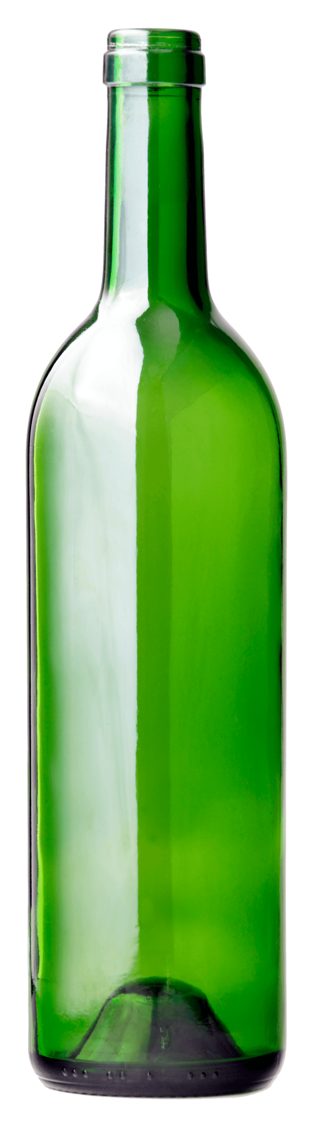 Glass Green Bottle Transparent PNG Image
