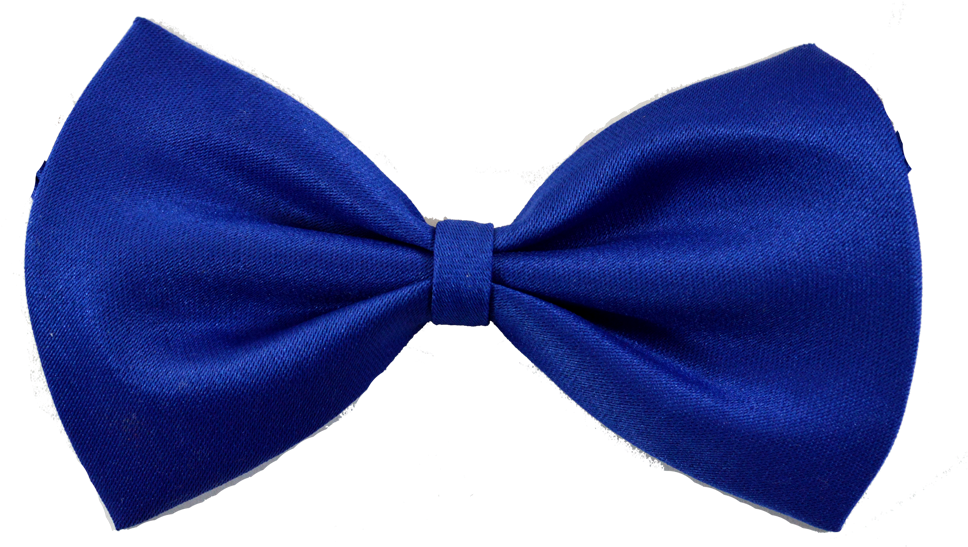 Blue Tie Bow Transparent PNG Image