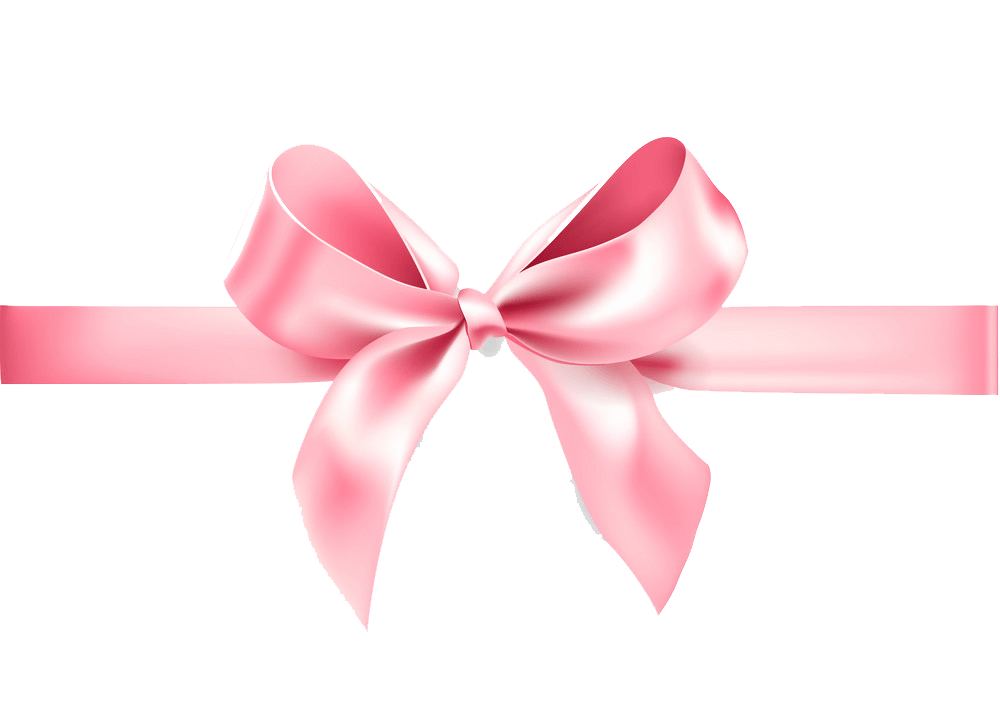 Pink Bow Transparent PNG Image