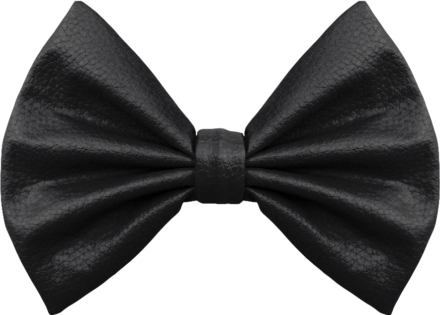 Tie Black Bow Transparent PNG Image