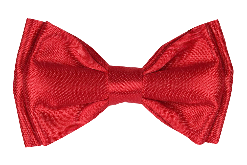 Tie Red Bow Transparent PNG Image