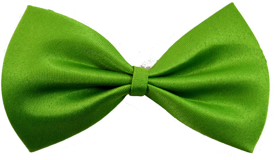 Tie Green Bow Transparent PNG Image