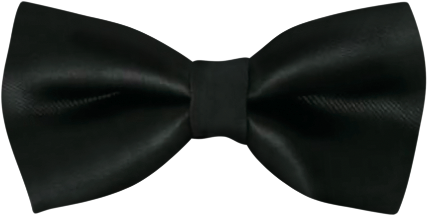 Tie Black Bow Transparent PNG Image