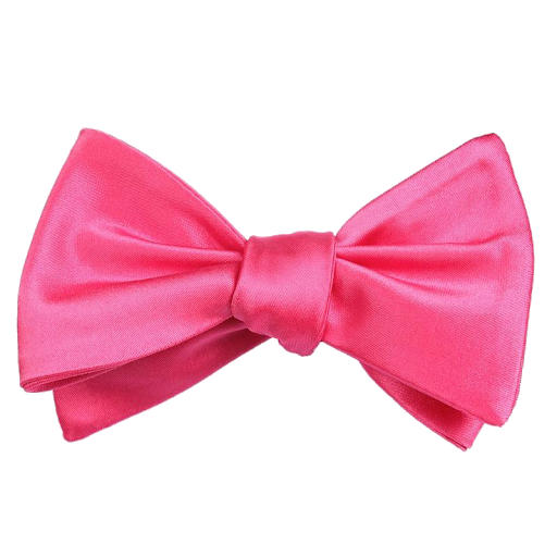 Pink Tie Bow Transparent PNG Image