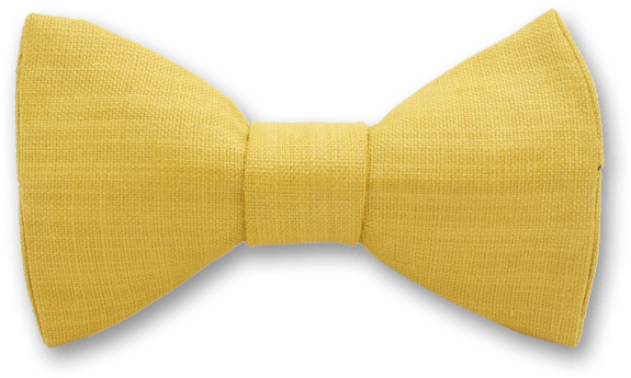 Tie Yellow Bow Transparent PNG Image