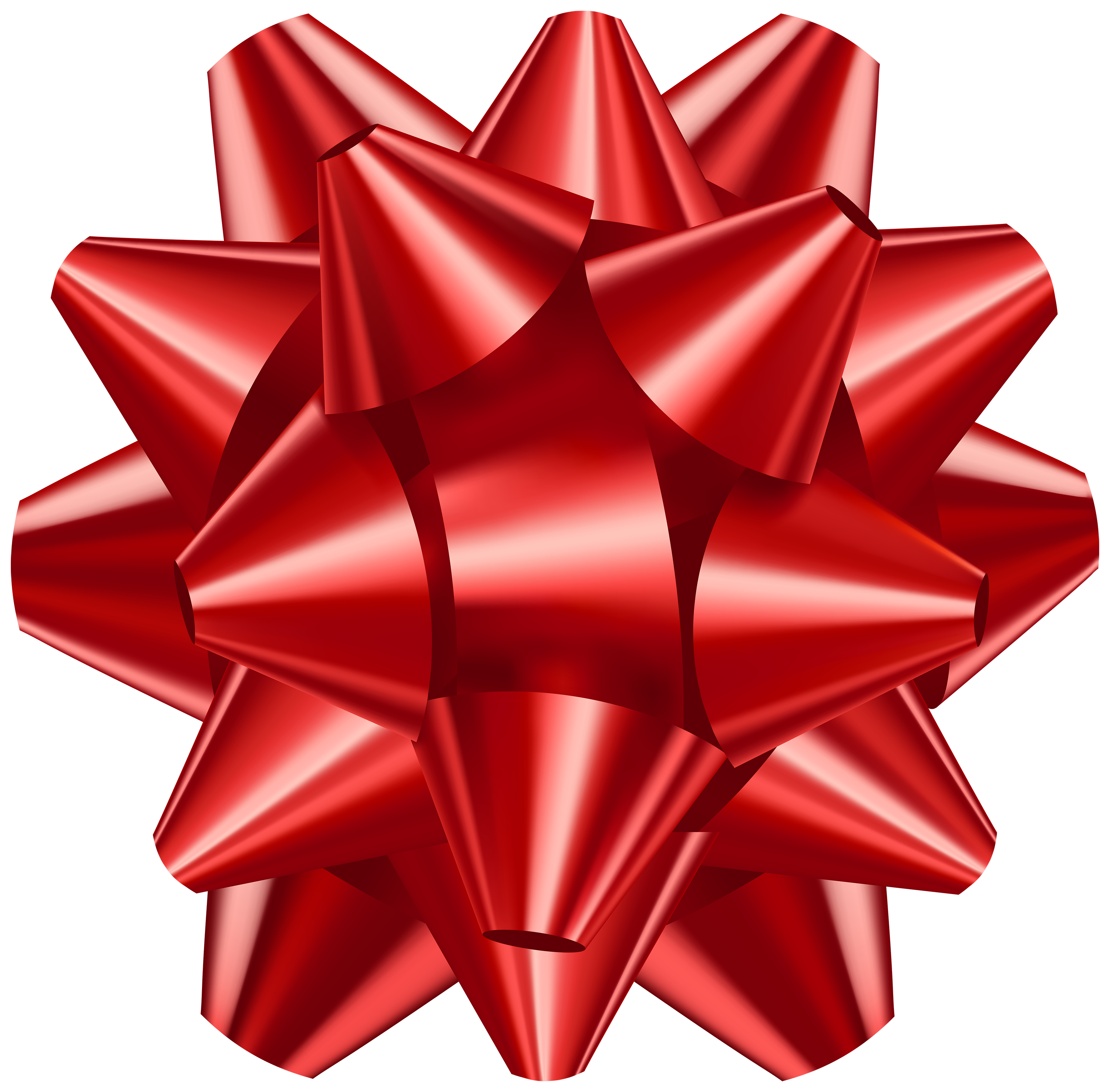 Gift Red Bow Transparent PNG Image