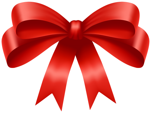 Ribbon Red Bow Transparent PNG Image