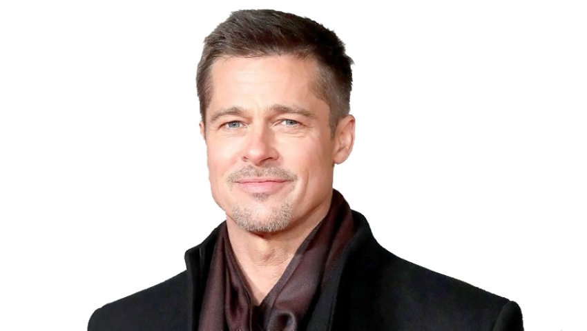Brad Pitt Face Transparent PNG Image