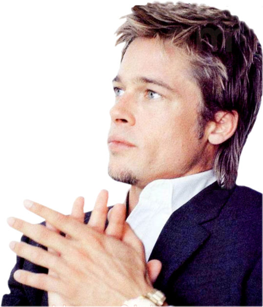 Hairstyle Pitt Brad Transparent PNG Image