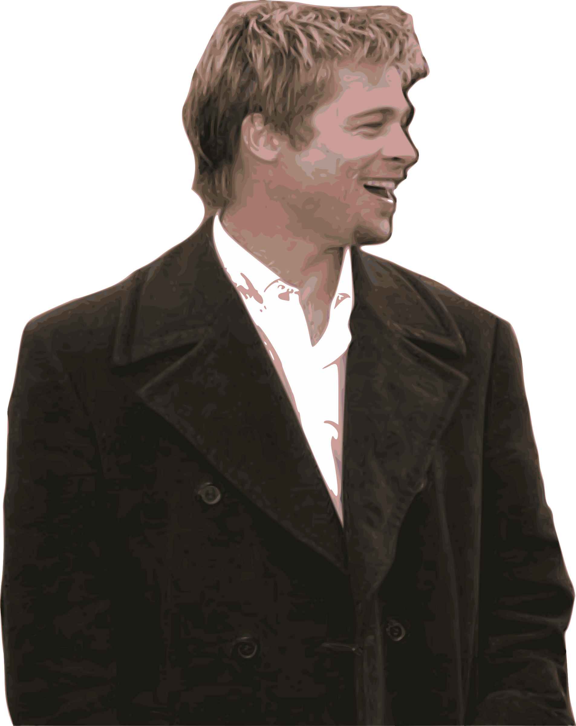 Hairstyle Pitt Brad Transparent PNG Image
