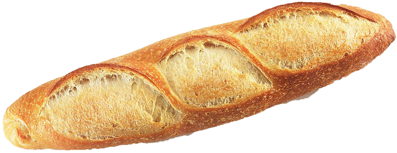 Rustic Baguette Bread Transparent PNG Image