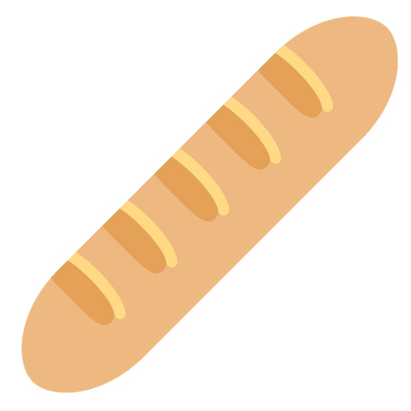 Baguette Bread Italian Transparent PNG Image