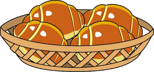 Basket Wicker Slices Bread Transparent PNG Image