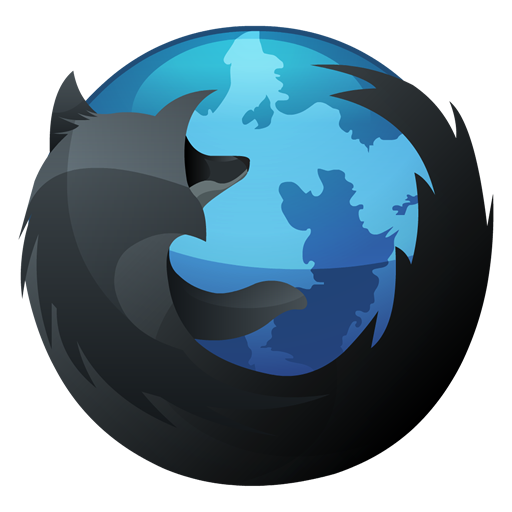 Firefox Black Browser Transparent PNG Image