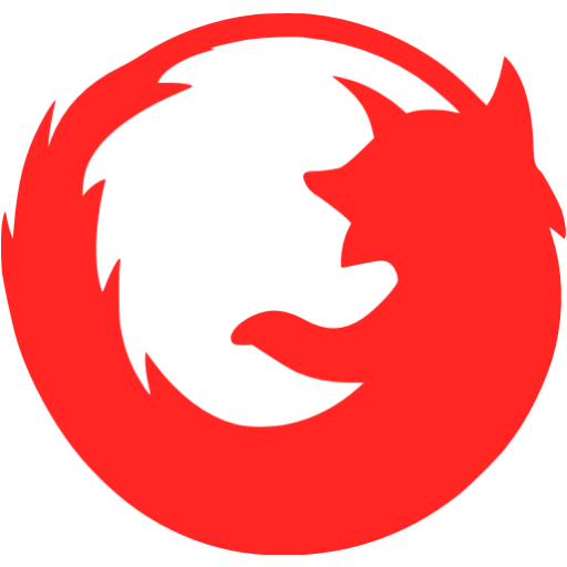 Firefox Red Browser Transparent PNG Image