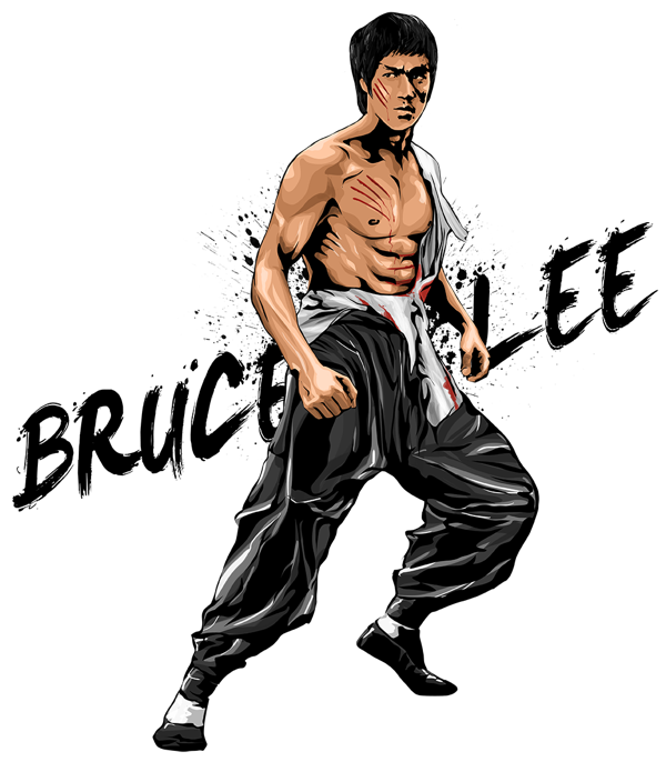 Bruce Lee High-Quality Transparent PNG Image