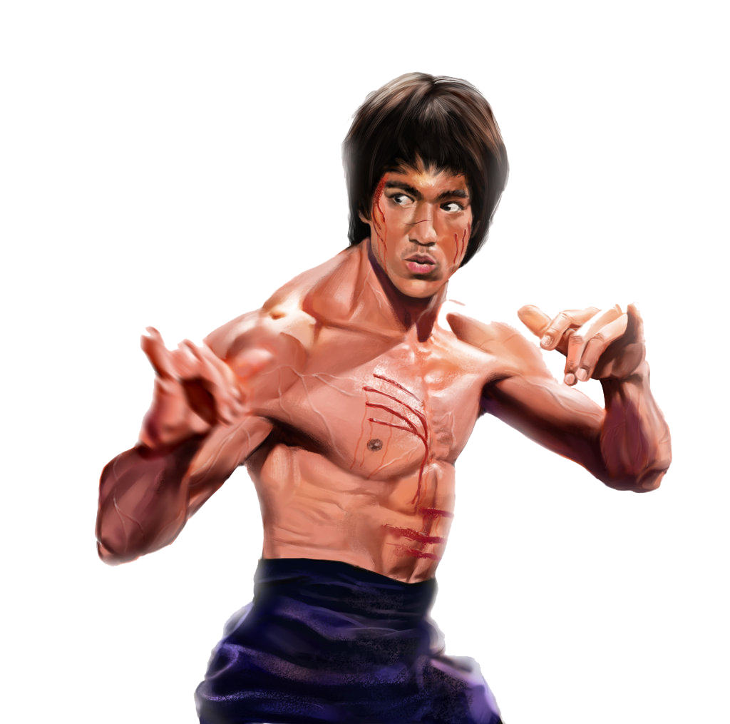 Bruce Lee Transparent PNG Image