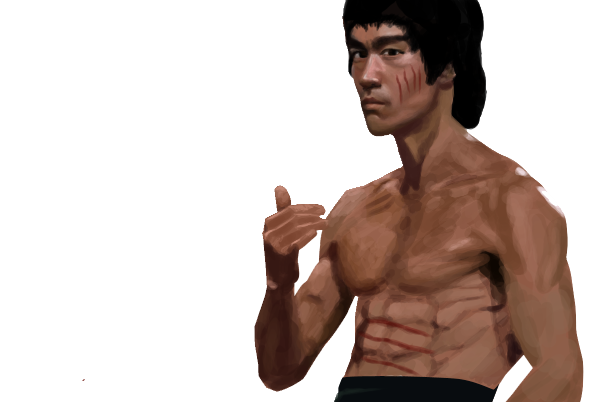 Bruce Lee Transparent PNG Image