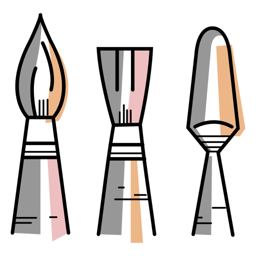 Vector Brush Transparent PNG Image