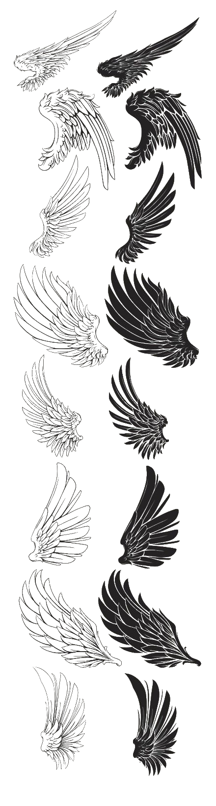 Eagle Feather Drawing Wings Brush Transparent PNG Image