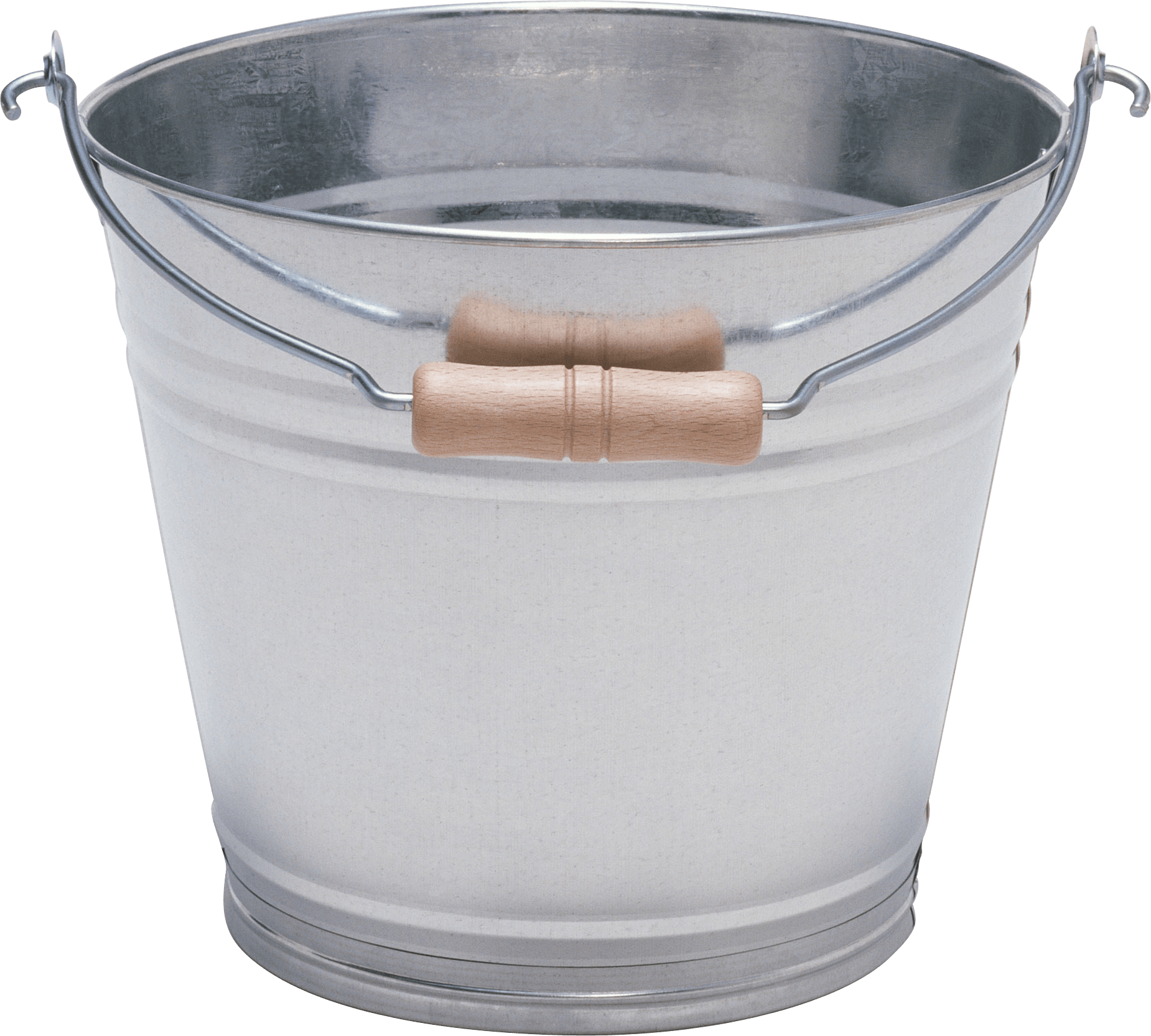 Iron Bucket Transparent PNG Image