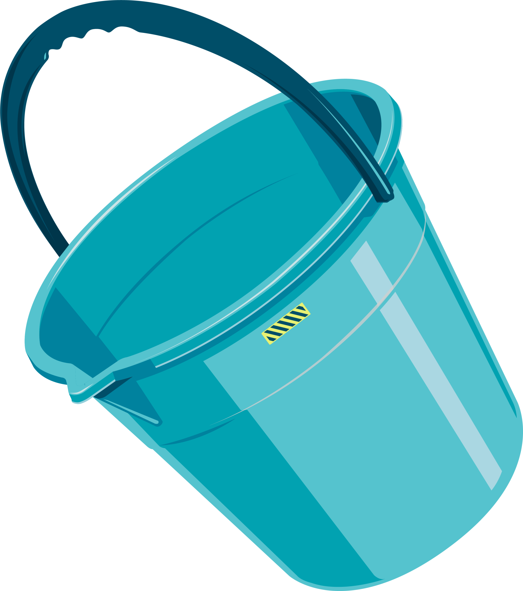 Bucket Empty Transparent PNG Image