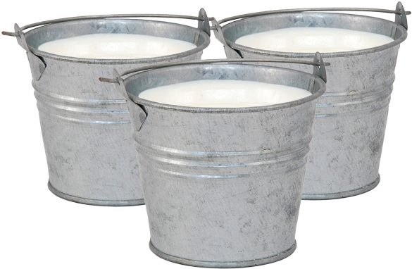 Bucket Silver Transparent PNG Image