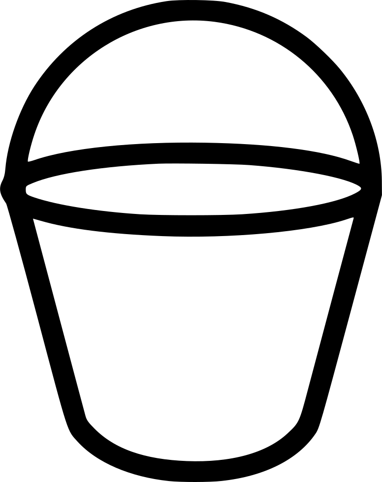 Vector Bucket Transparent PNG Image