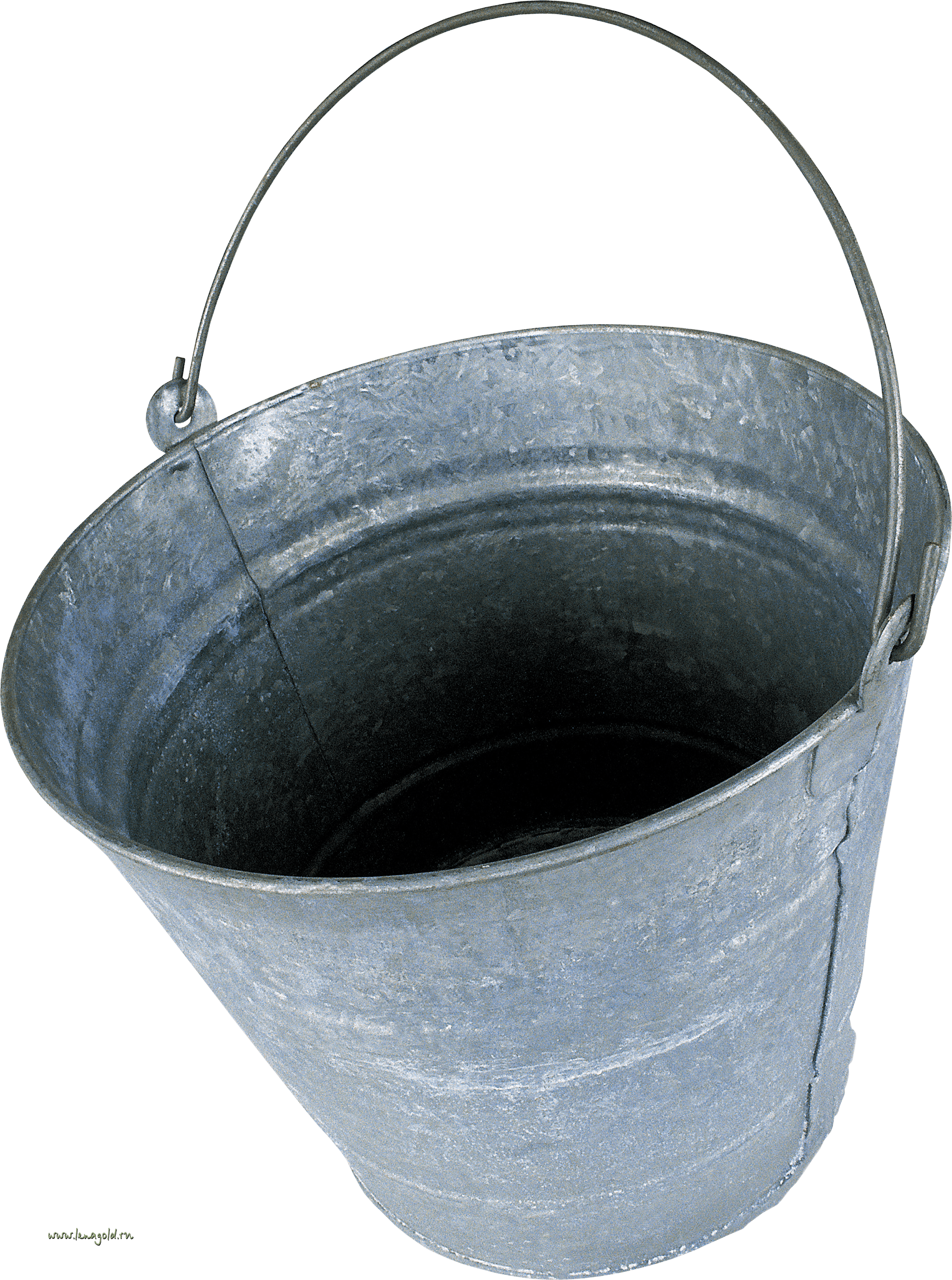 Iron Bucket Transparent PNG Image