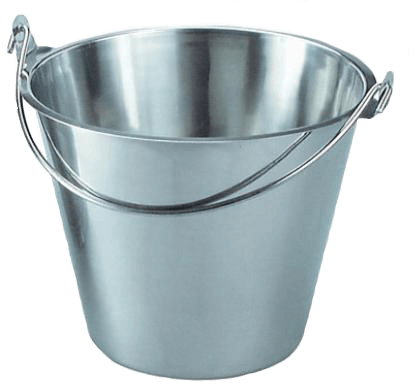 Iron Bucket Transparent PNG Image