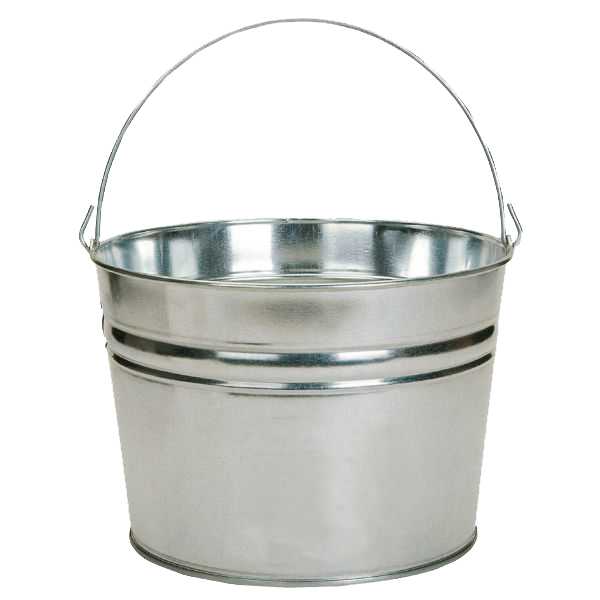 Metal Bucket Transparent PNG Image