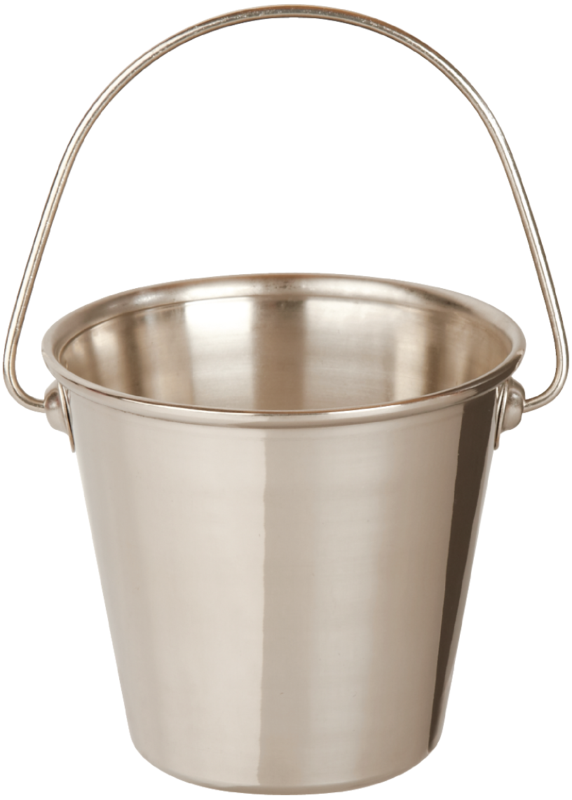 Metal Bucket Transparent PNG Image