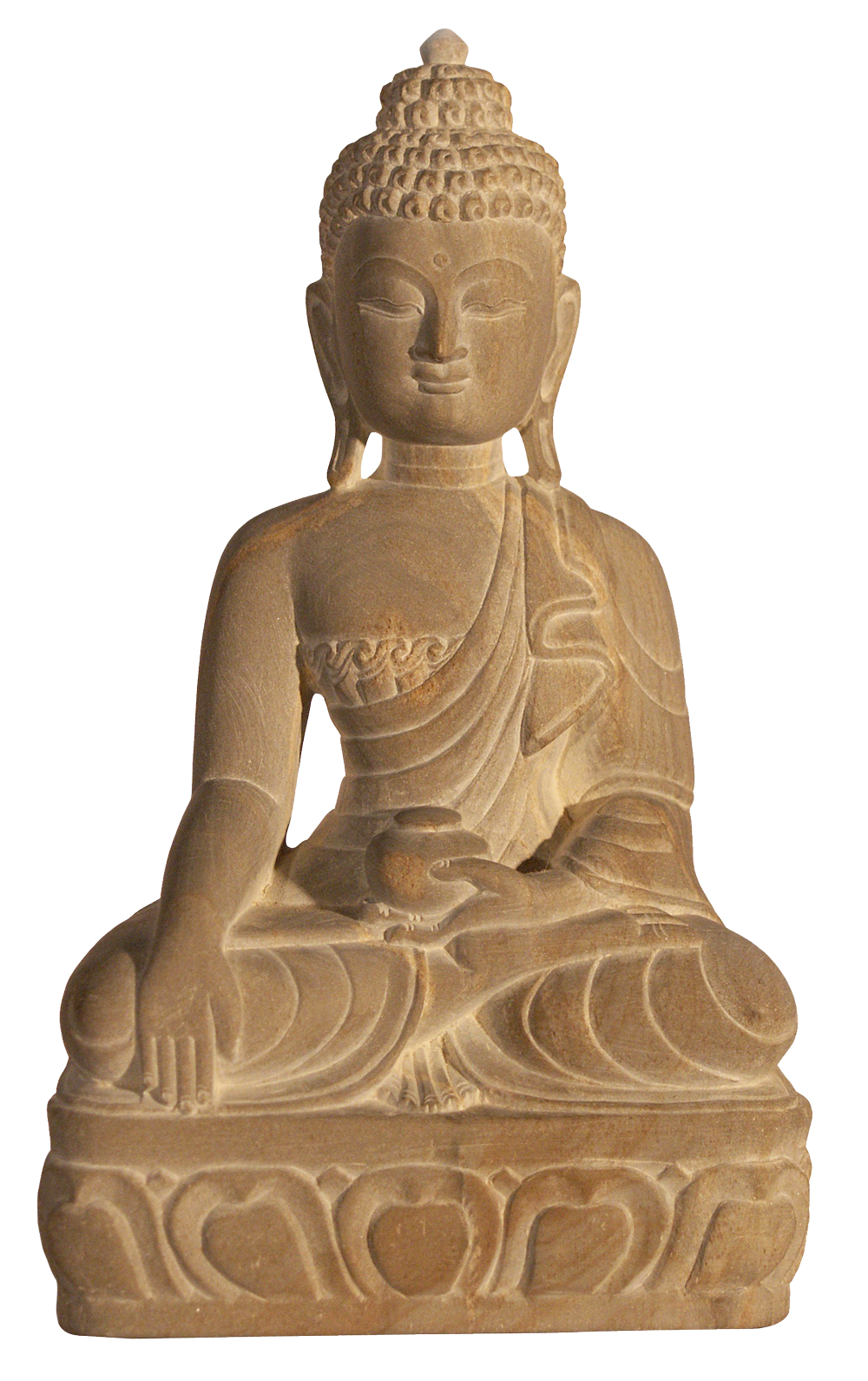 Golden Buddha Statue Transparent PNG Image