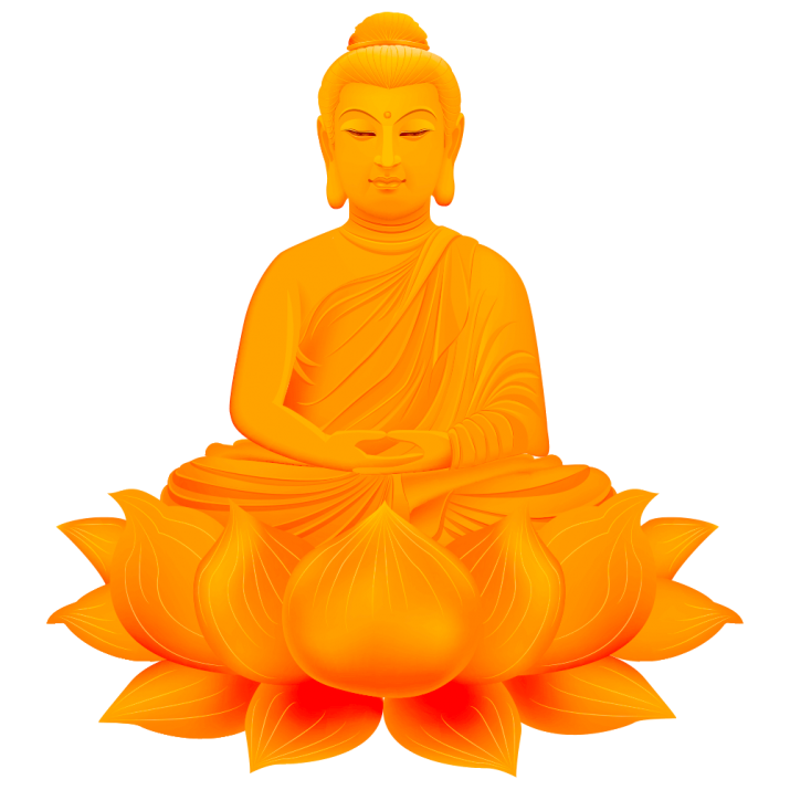 Vector Buddha Statue Transparent PNG Image