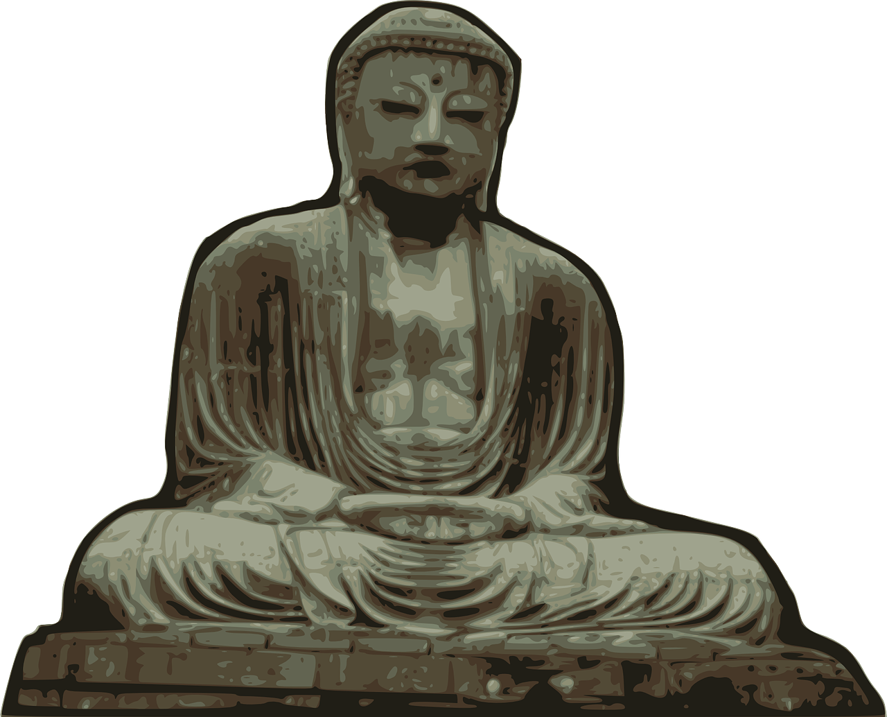 Vector Buddha Statue Transparent PNG Image