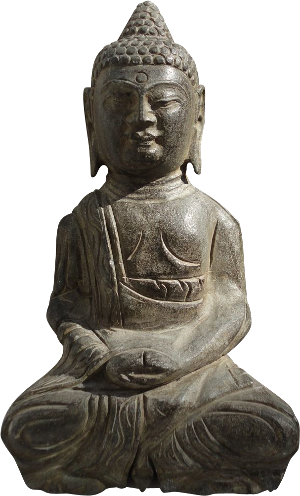 Vintage Buddha Statue Transparent PNG Image