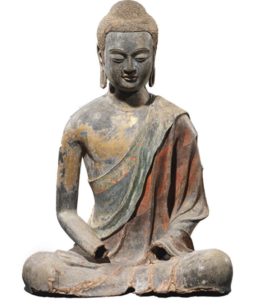 Vintage Buddha Statue Transparent PNG Image