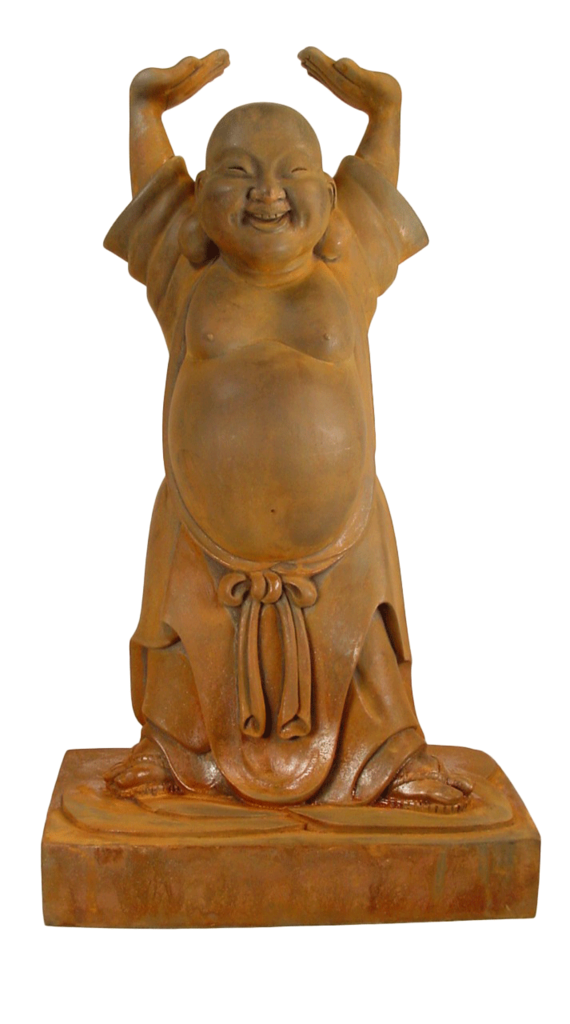 Golden Buddha Laughing Transparent PNG Image