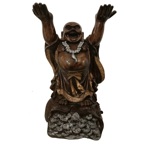 Buddha Laughing Statue Transparent PNG Image