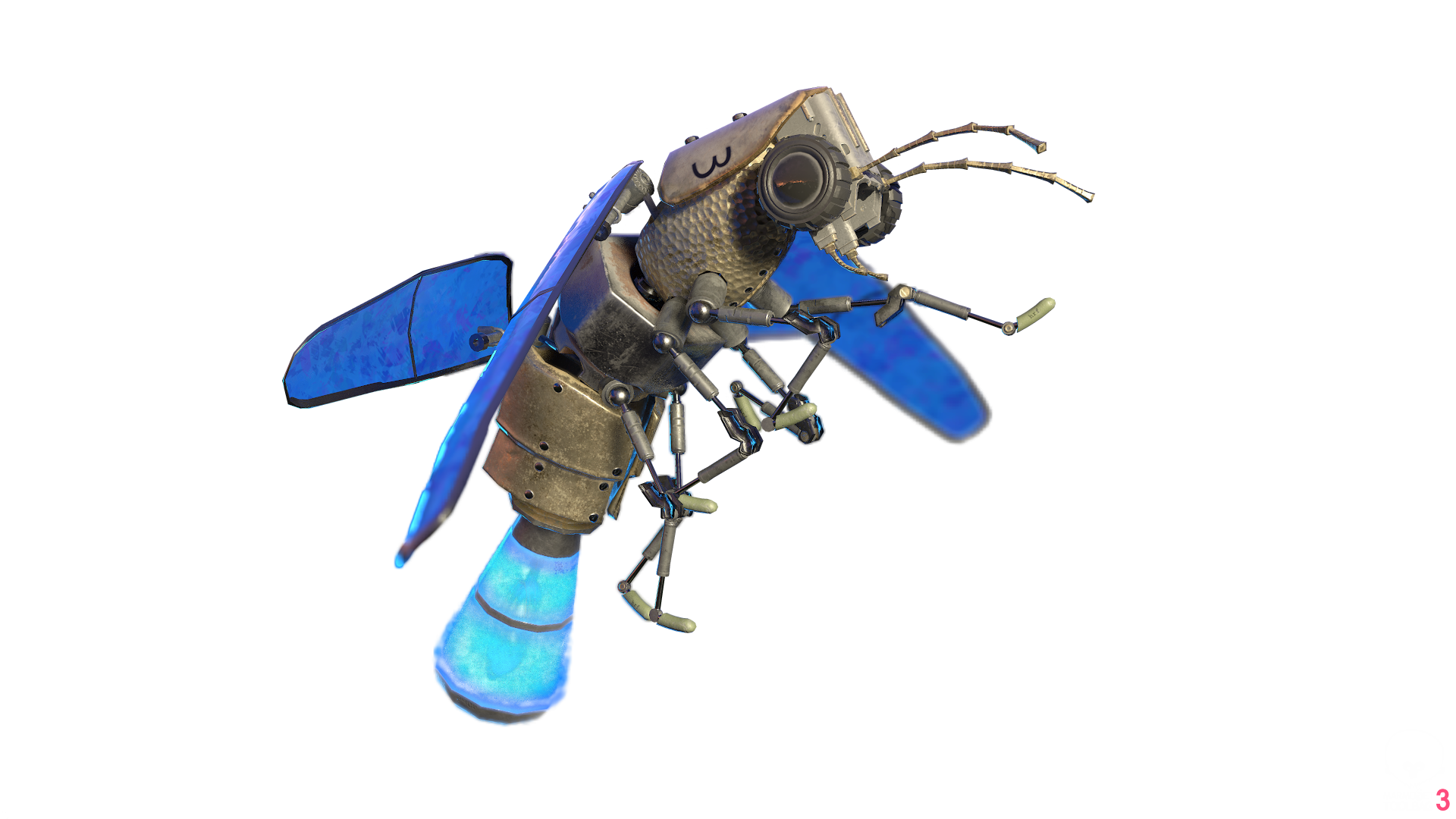 Robot Bug Lightning Transparent PNG Image