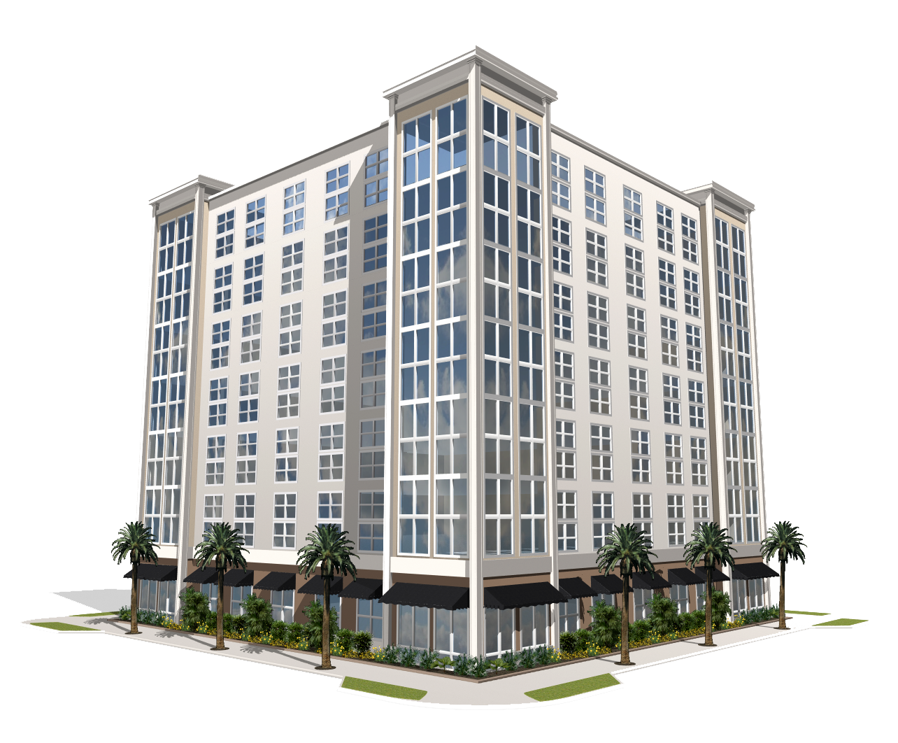 Building Vector Transparent PNG Image