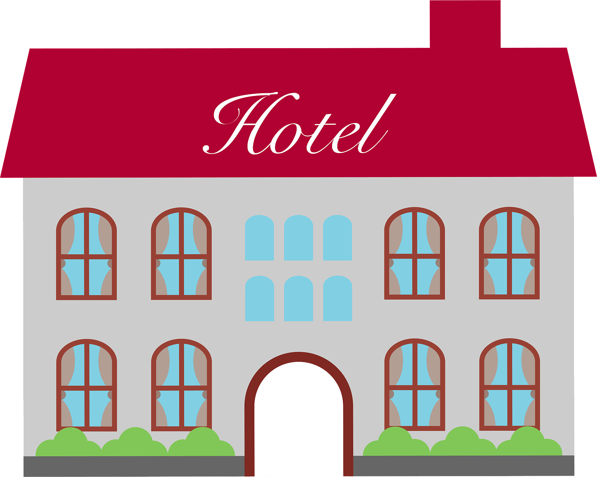 Building Hotel Transparent PNG Image