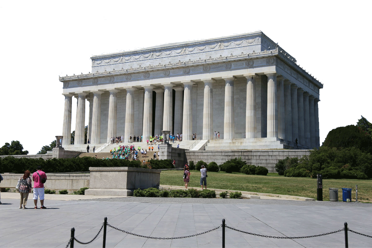 Building Lincoln Abraham Memorial Transparent PNG Image