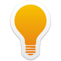 Yellow Logo Bulb Transparent PNG Image