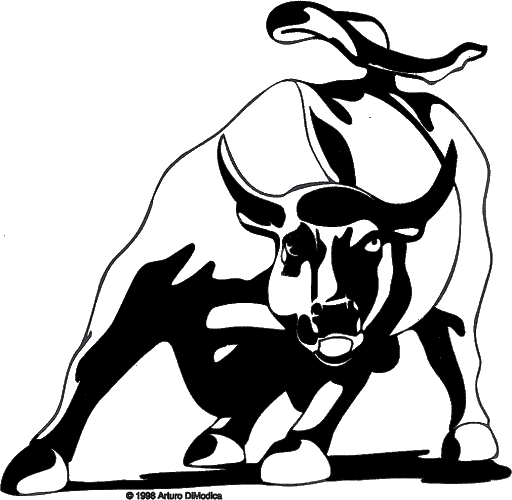 Angry Vector Bull Transparent PNG Image