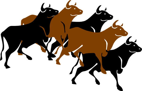 Vector Bull Transparent PNG Image