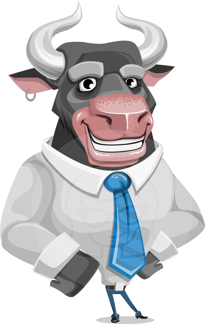 Vector Bull Face Transparent PNG Image